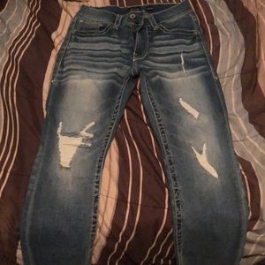 Buckle Black Straight Jeans